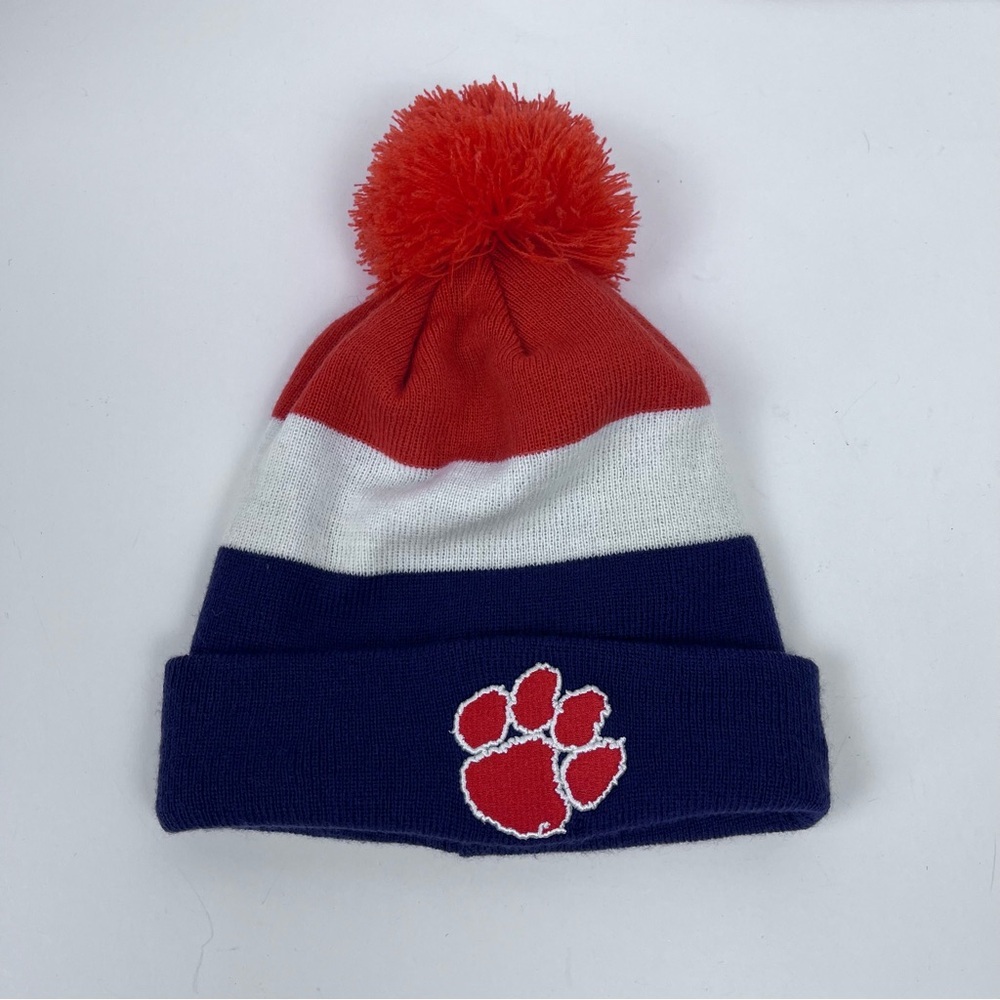 New Era Men's Clemson Tigers Purple & Orange Toboggan Cap One Size; NCAA, ACC